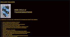 Desktop Screenshot of holladaypaganism.com